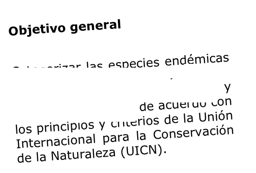 Objetivo general

Categorizar las especies endémicas Eucryphia glutinosa, Orites myrtoidea, Citronella mucronata y Prumnopitys andina de acuerdo con los principios y criterios de la Unión Internacional para la Conservación de la Naturaleza (UICN).